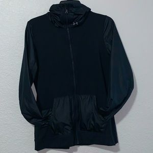Under armour black womens workout jacket